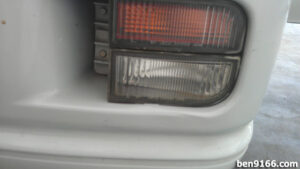 Kancil headlamp restoration