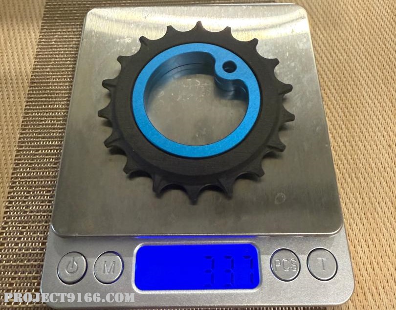 asymmetric oversized pulley