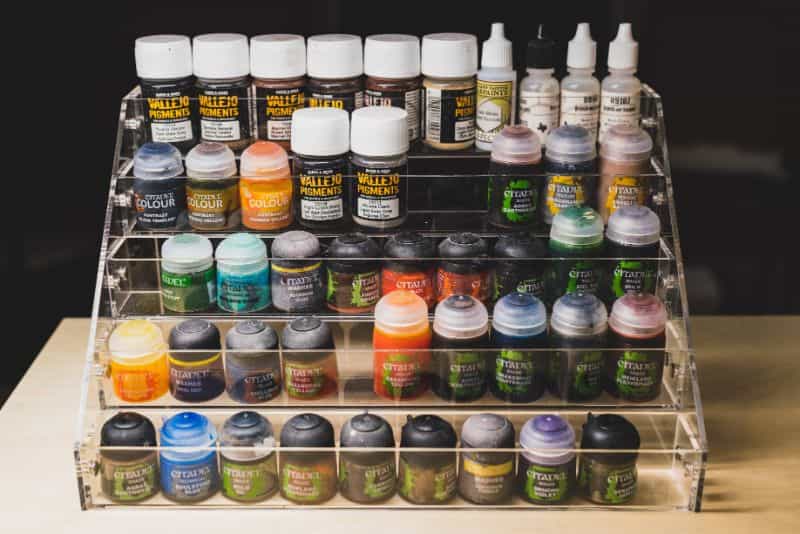 Organized Model Kit Workspace